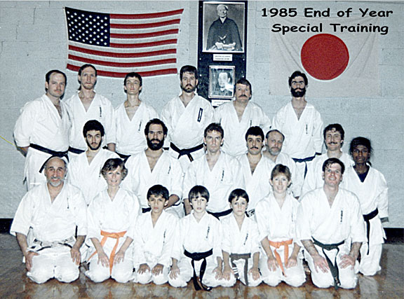 End of Year Karate 1985