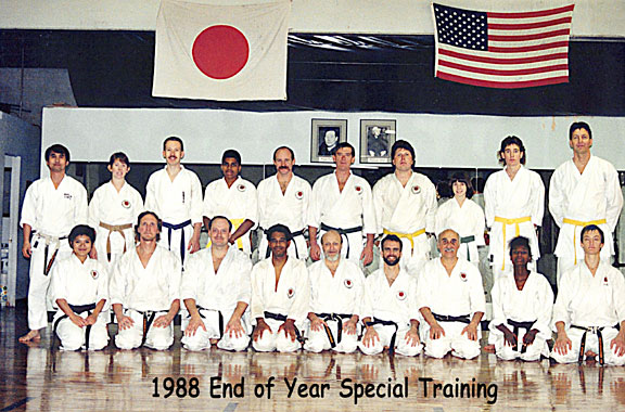 End of Year Karate 1988